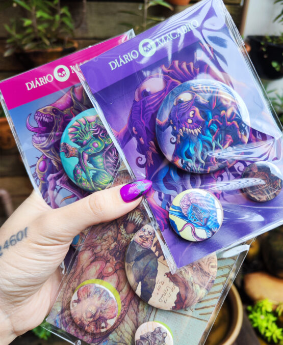 Cartelas de bottons personalizados
